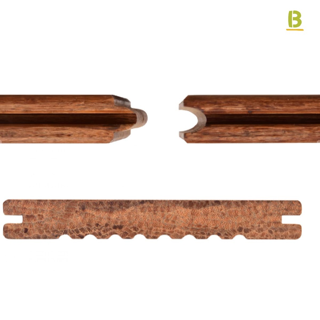 Deck exterior prensado (Strandwoven)