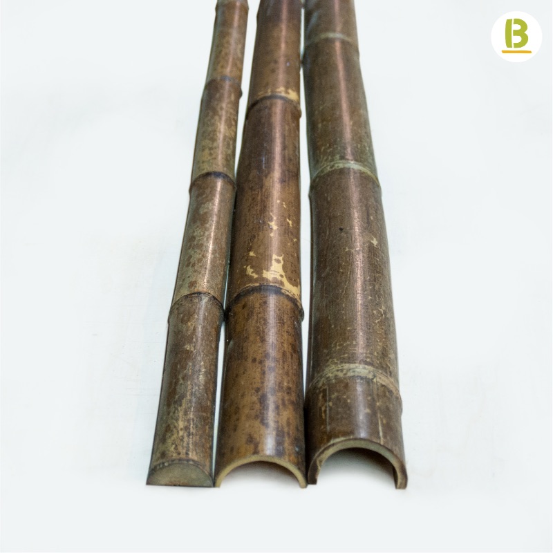 Medias cañas bambú Leopard