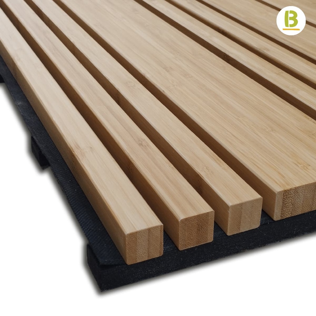 Acoustic bamboo panel