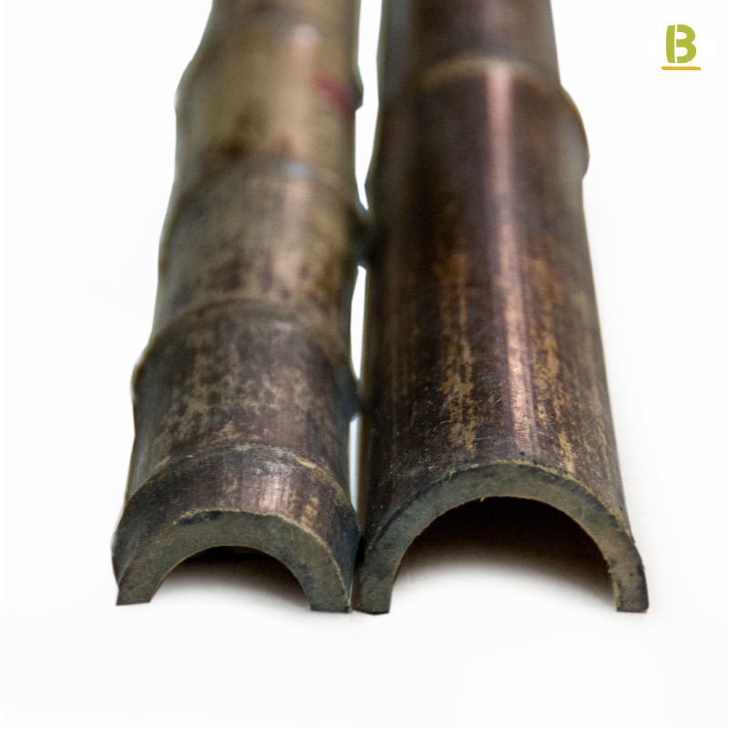 BLACK BAMBOO HALF POLES